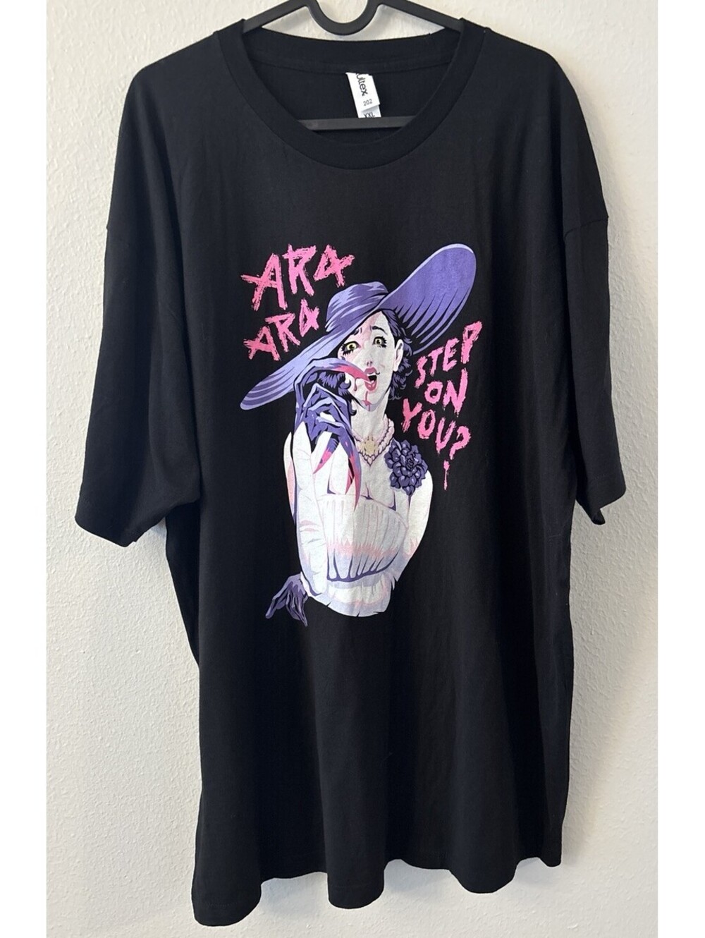 Lady Dimitrescu Resident Evil Village Pink & Purple Graphic T-shirt Size 2XL